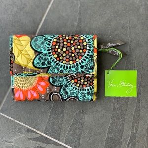 Vera Bradley Flower Shower Euro Wallet NWT